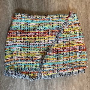 F21 Rainbow Knit skirt